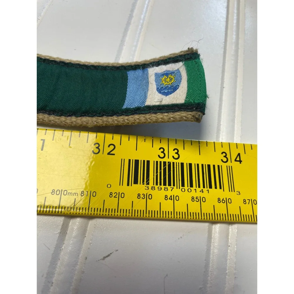 The Belted Cow Avalon New Jersey Exit 13 Crest Ribbon Belt Unisex Youth Size L